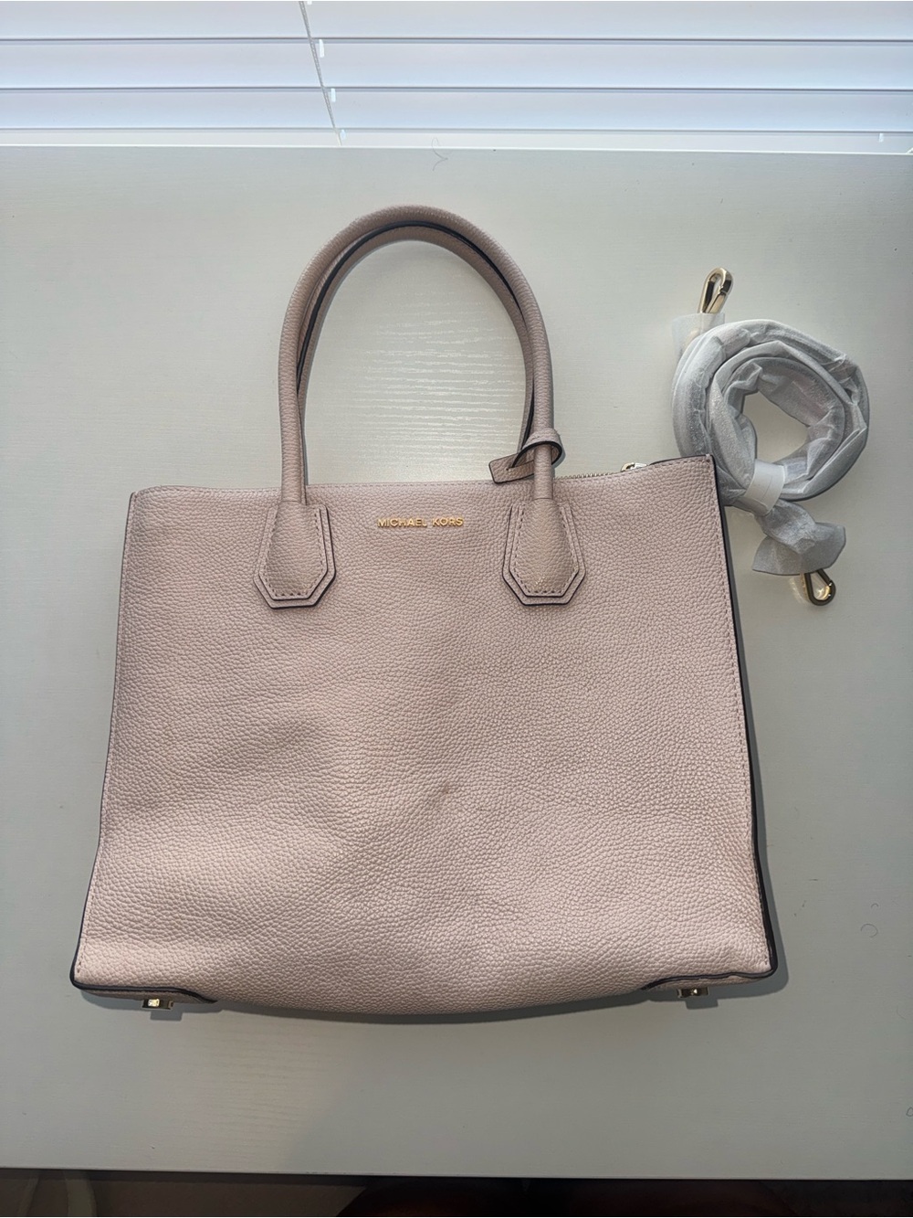 MICHAEL KORS Mercer Leather Tote Bag